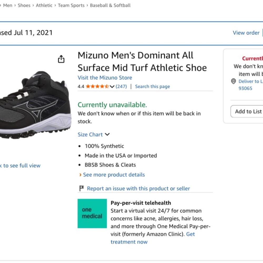 Mizuno Men's Black and Gray Athletic Shoes - Picture 6 of 9